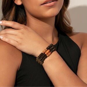 Handmade Wooden Beaded bracelet